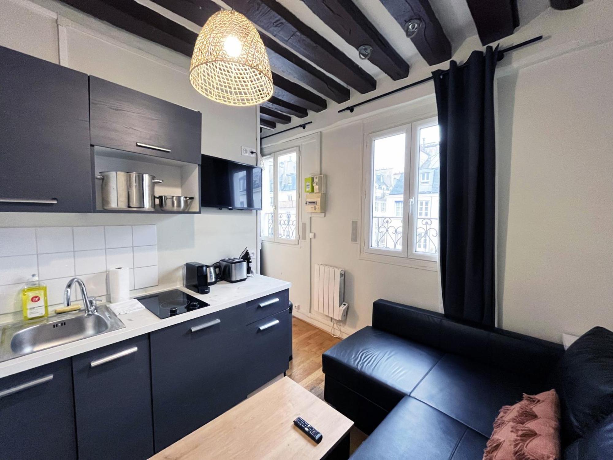 164 - Charming Studio In Center Of París Exterior foto