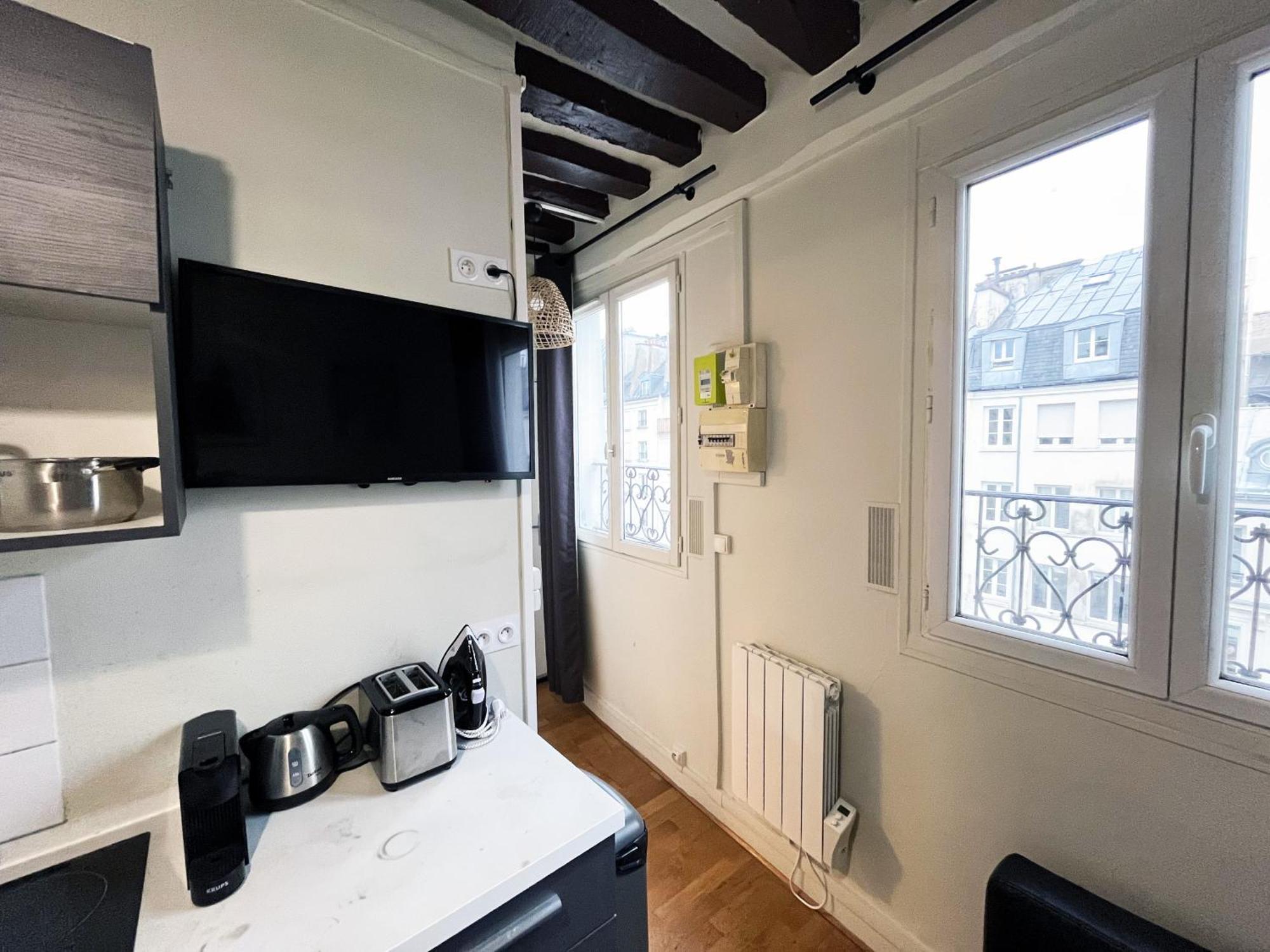 164 - Charming Studio In Center Of París Exterior foto